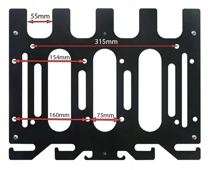 Uchwyt Ścienny na Wiertarki, Wkrętarki i Baterie MAKITA Solidny Organizer - obrazek 9