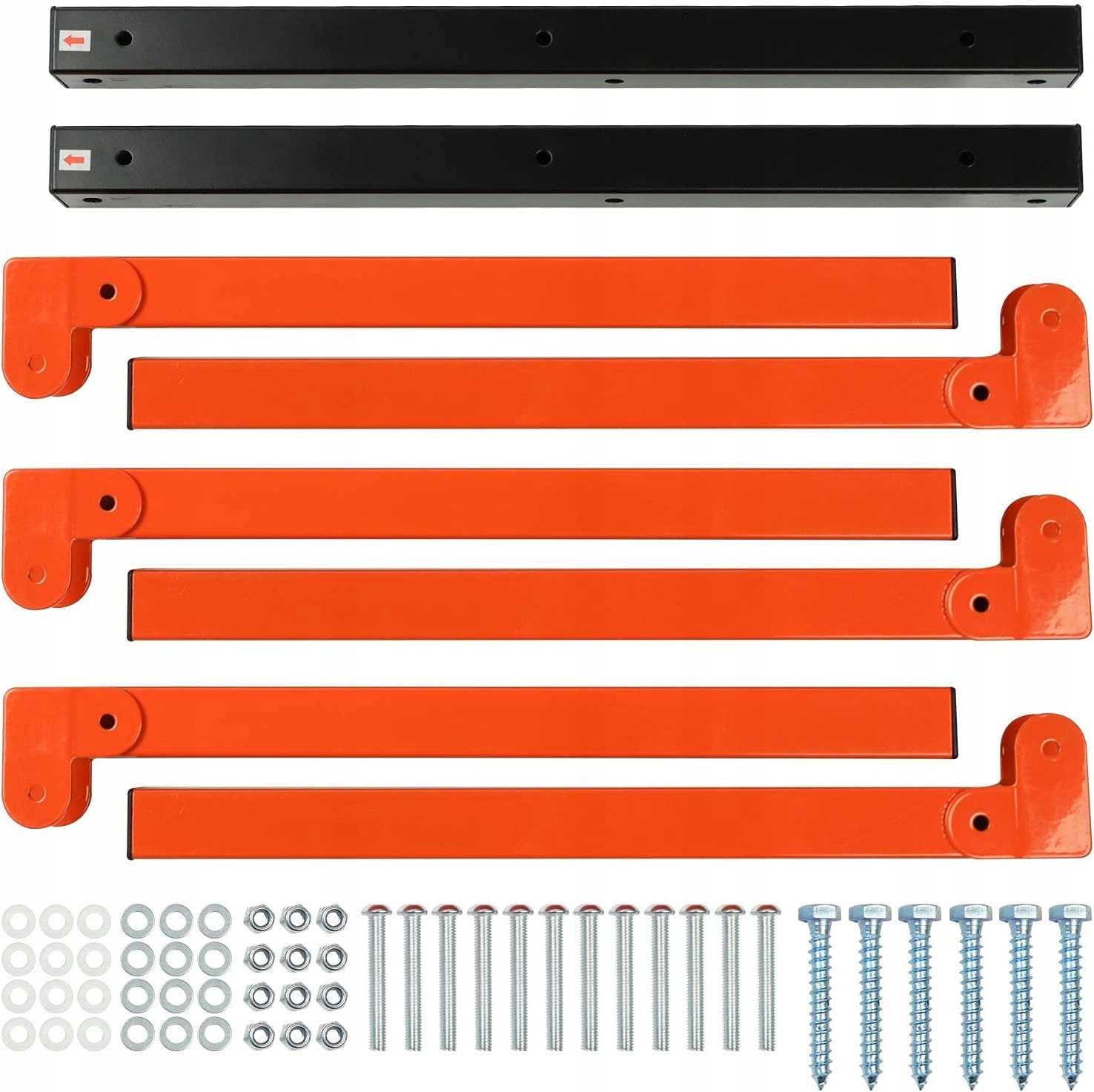 Wieszak Stolarski Uchwyt Regał Na Drewno Organizer Długich Przedmiotów 2szt - obrazek 6