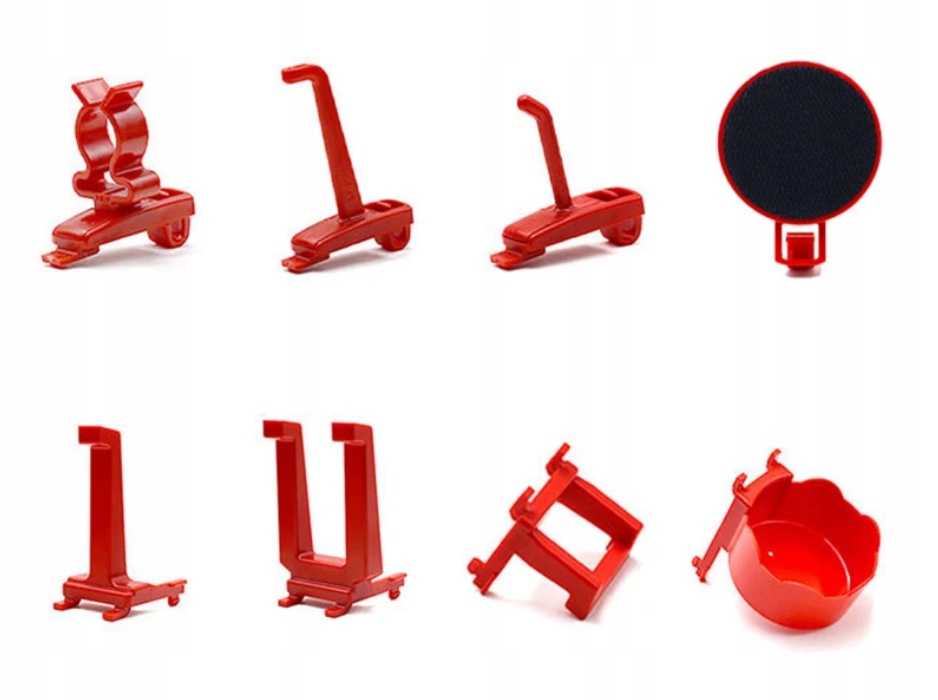 Zestaw 8 Sztuk Wieszaków Akcesoriów Do Tablicy Warsztatowej Narzędziowej