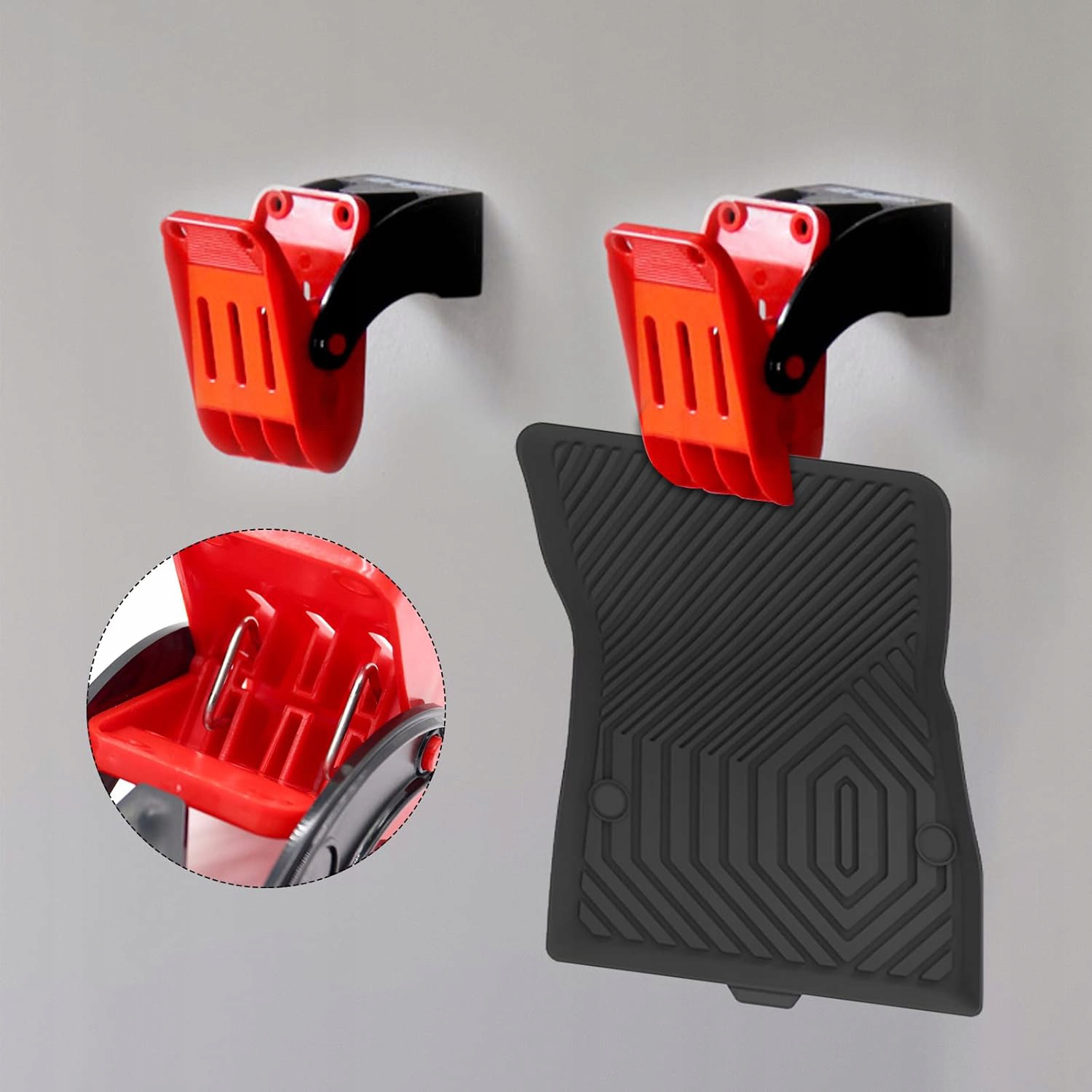 Zestaw Klipsów do Czyszczenia, Suszenia, Przechowywania Mat i Dywaników - obrazek 4