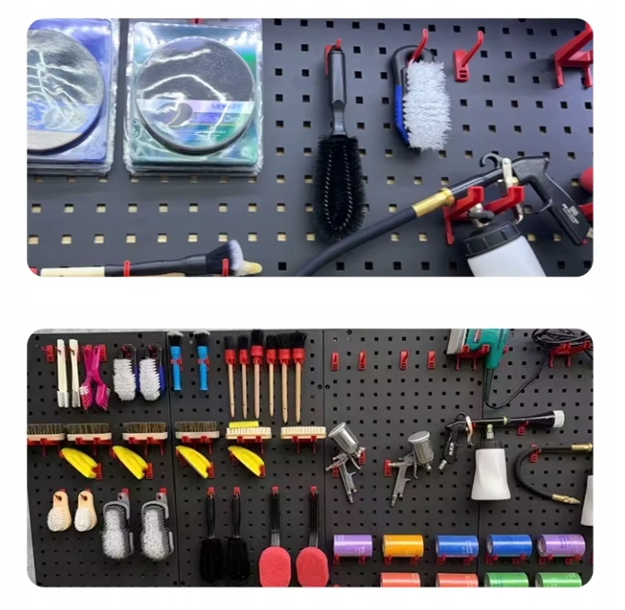 3 szt. Tablica Warsztatowa Narzędziowa Metalowa Organizer 900x450mm Garaż - obrazek 10