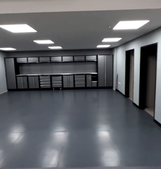 Podłoga Modułowa PVC Płytki Puzzle 50x50 Garaż Posadzka Warsztat Magazyn - obrazek 3