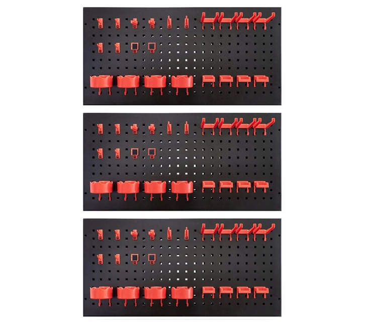 3 szt. Tablica Warsztatowa Narzędziowa Metalowa Organizer 900x450mm Garaż - obrazek 7