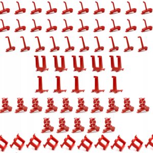 Zestaw 65 Sztuk Wieszaków Akcesoriów Do Tablicy Warsztatowej Narzędziowej