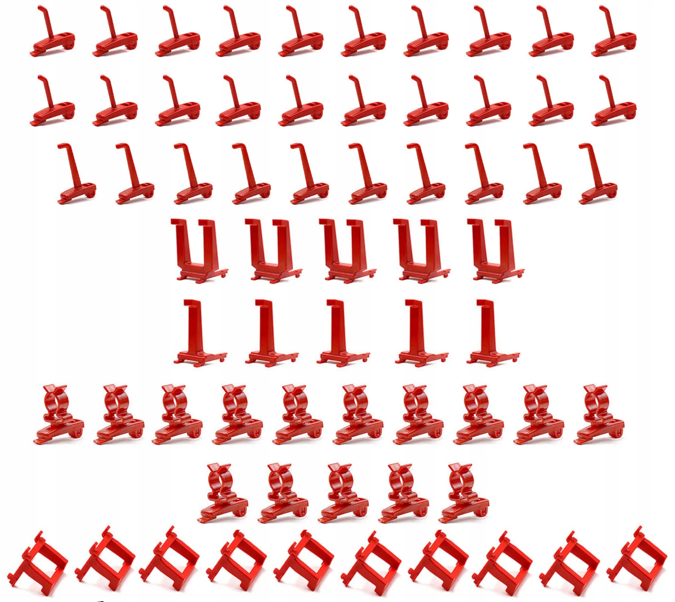 Zestaw 65 Sztuk Wieszaków Akcesoriów Do Tablicy Warsztatowej Narzędziowej