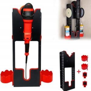 Uchwyt Wieszak Na Polerki Szlifierki Butelki Puszki Warsztatowy Ścienny