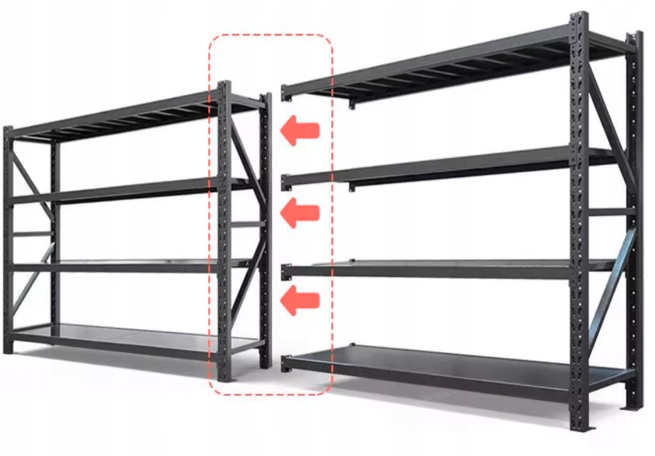 Regał Dostawny Magazynowy Metalowy 200x120x50 400kg NaPółkę Garaż Warsztat - obrazek 11