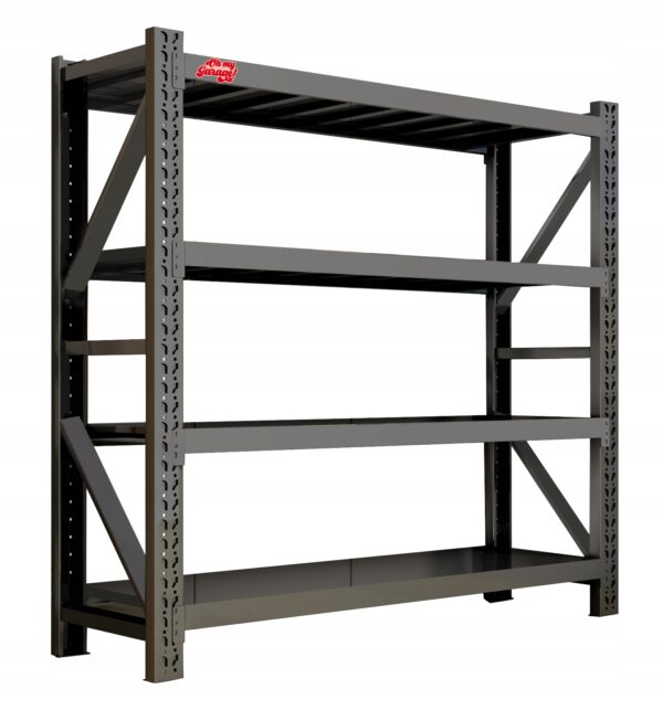 Regał Magazynowy Metalowy Solidny 200x120x50cm 400kg NaPółkę Garaż Warsztat