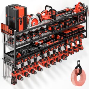 122cm Organizer Półka na Narzędzia Uchwyt Wieszak na Elektronarzędzia Długi