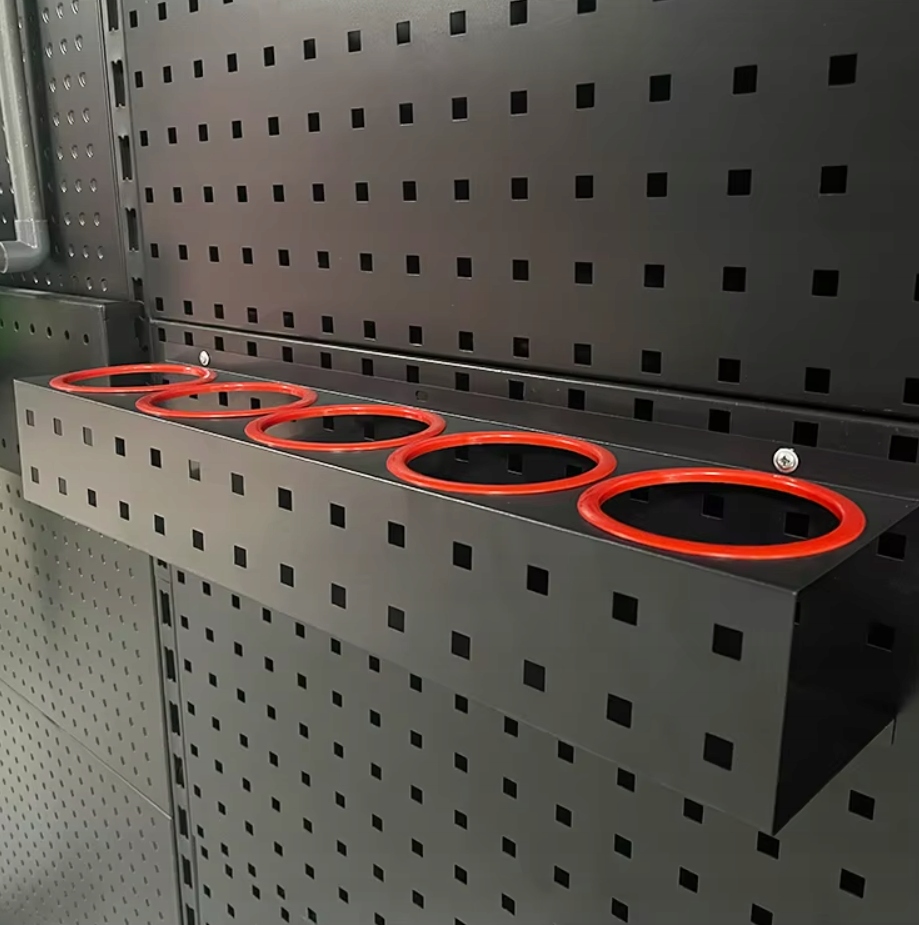 Wieszak Warsztatowy Uchwyt Ścienny Na Butelki Spraye Opryskiwacze Puszki - obrazek 10